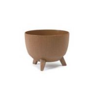 Кашпо ROMA ECO wood Jumper на ножках d24, h19 см 5,1л натуральное дерево (naturalne drewno)