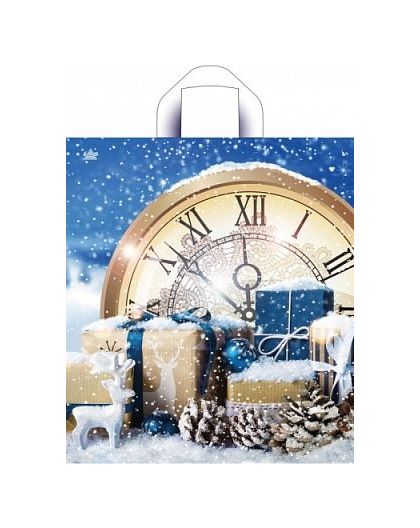 Пакет ПЭ с петлевой ручкой 42х38см (37) ПНД НГ (Снежный) Тико (упак.50шт)