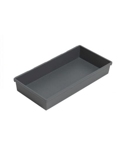 Лоток для хранения широкий 320х160х50 (серый)