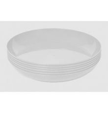 Тарелка круглая d233мм 6 шт. (белый)