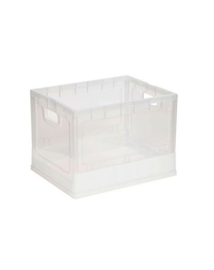 Ящик складной на колесах (прозрачный)