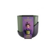 Кашпо Лаура (1,6л) Цв. Тёплая хвоя/Антрацит (Арт. КШ-0066)