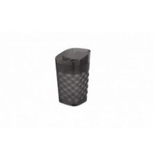 Стакан для зубных щеток Glam (графит) 7,8х7,8х13,6см