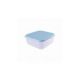 Контейнер квадратный  Flexo 2,7л (голубой) 20х20х9см