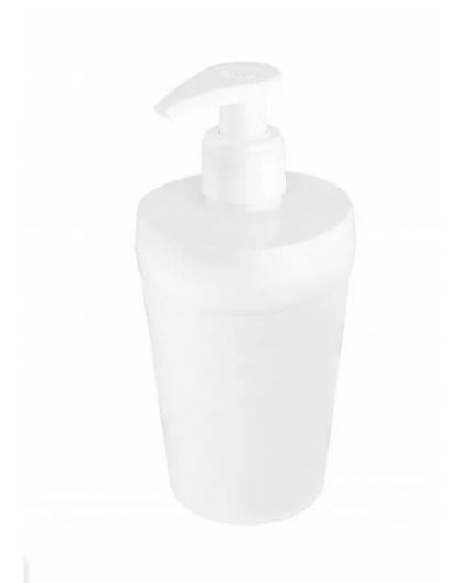 Диспенсер для жидкого мыла Breeze (белый) 7х7х15см