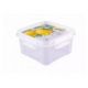 Контейнер квадратный для СВЧ Fresh 0,6л 12,5х12,5х6,5см