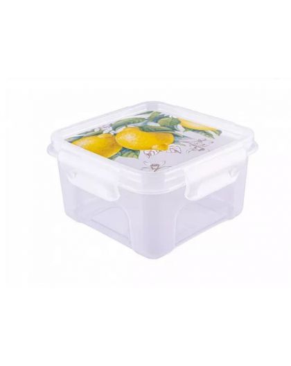 Контейнер квадратный для СВЧ Fresh 0,6л 12,5х12,5х6,5см