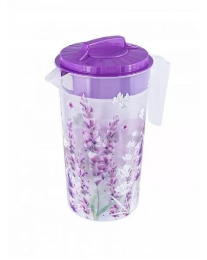 Кувшин с крышкой Lavender 1,2л 18х11,5х21,8см