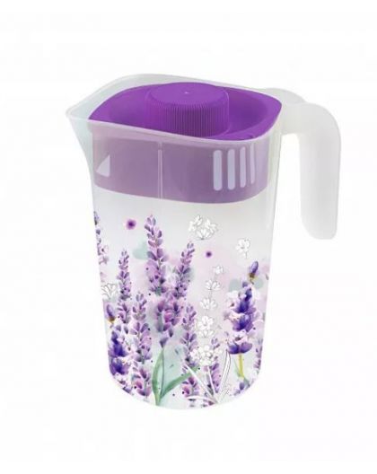 Кувшин с крышкой Lavender 2л 21х14,5х21см