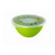 Миска с крышкой Fresh олива 2л 23,6х22,6х11см