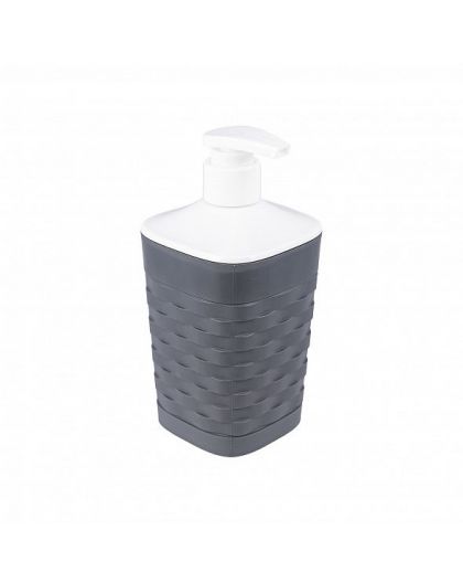 Диспенсер для жидкого мыла Reef (серый) 7,8х7,8х16,5см