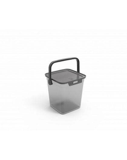 Контейнер для стирального порошка Smart 6,5л (прозрачный) 23,5х22х23см