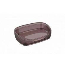 Мыльница Glam (шоколад) 12,6х8,6х2,9см
