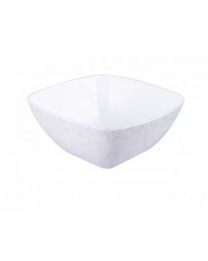 Салатник Granite 0,7л (белый) 14х14х7см