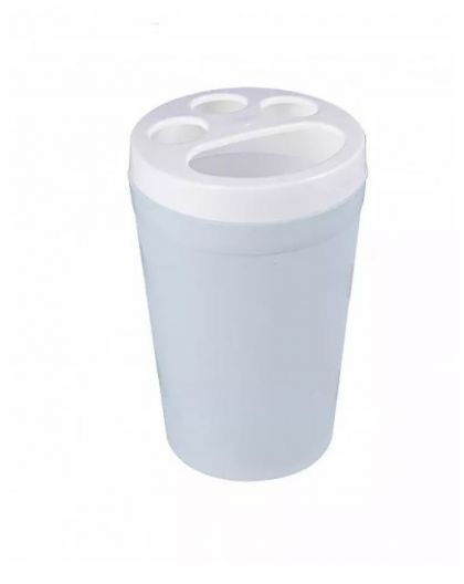 Стакан для зубных щеток Breeze (голубой) 7х7х11см