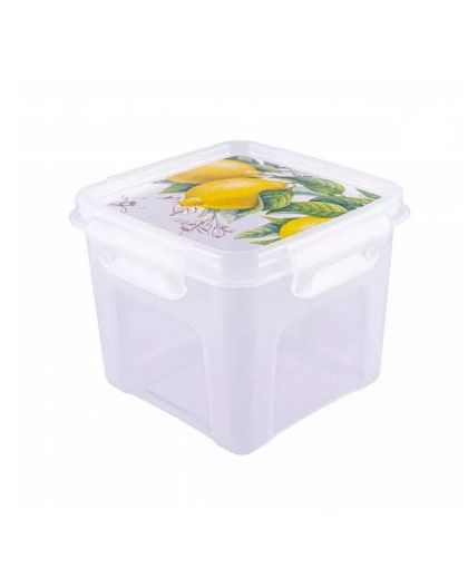Контейнер квадратный для СВЧ Fresh 0,9л 12,5х12,5х10см