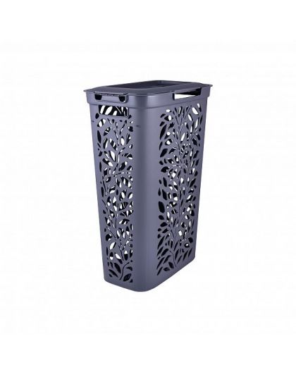 Корзина для белья Leaves 60л (серый) 44х34х63,5см