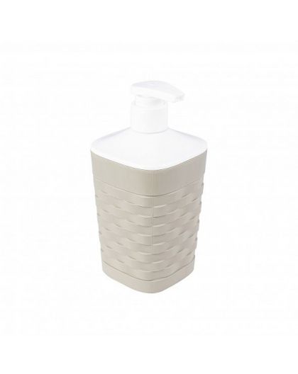 Диспенсер для жидкого мыла Reef (серо-зеленый) 7,8х7,8х16,5см