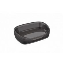 Мыльница Glam (графит) 12,6х8,6х2,9см