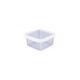 Банка для сыпучих продуктов Cubbo Scandi 0,4л (белый) 11,2х11,2х6см