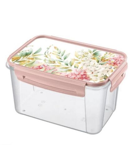 Контейнер для продуктов ЛОК с декором 1,5л