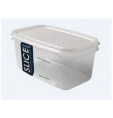 Емкость для сыпучих продуктов Slice 0,5 л (платина)