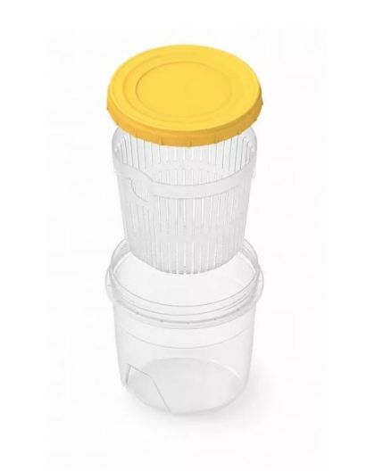 Банка для хранения продуктов с сеткой 1л