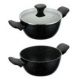 Кастрюля 2,3л с крышкой 20см Linea GRANITO NERO