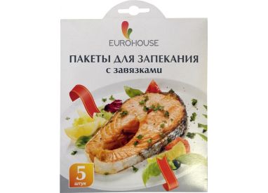 Пакеты для запекания 5шт, с завязками 1/30
