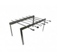 Набор Шашлычок 2 стойки, 6 шампуров, в коробке