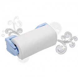 Держатель для бумажных полотенец (светло-голубой)  (с полотенцем) 260х95х90 мм