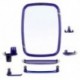Набор для ванной комнаты Вива классик (син полупроз) (зеркало 430х580мм)