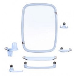 Набор для ванной комнаты Вива классик (светл-голубой) (зеркало 430х580мм)