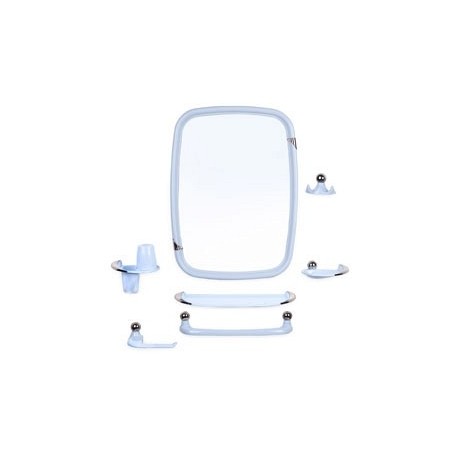 Набор для ванной комнаты Вива классик (светл-голубой) (зеркало 430х580мм)