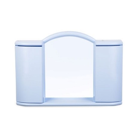 Шкафчик зеркальный Арго (светло-голубой) 596х410х108мм
