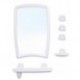 Набор для ванной комнаты Беросси 41 (снежно-белый) (зеркало 350х520мм)