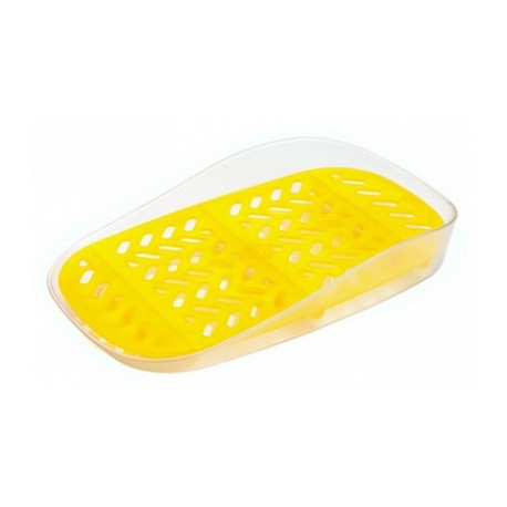 Подставка для моющего средства и губки Teo (лимон) 171х99х32мм