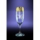 Набор 6 бокалов для шампанского с рисунком Греческий узор, 190мл [GE01-419]
