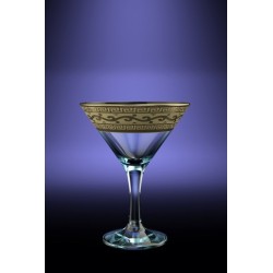 Набор 6 бокалов для мартини с рисунком Версаче, 170мл [GE08-410]