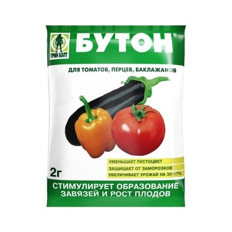 Стимулятор цветения и плодообразования Бутон для томатов, перцев и баклажанов 2г