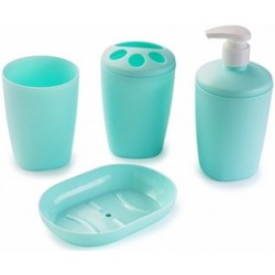 Набор аксессуаров для ванной комнаты Aqua (мята)