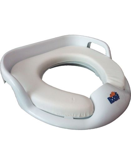 Накладка детская на унитаз мягкая Boss Baby бел.