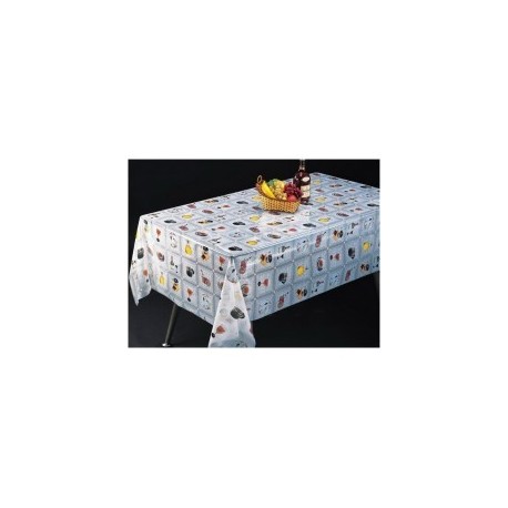 Клеенка Transparent PVC Tablecloth 1,37*30m прозрачная с рисунком TT-2546