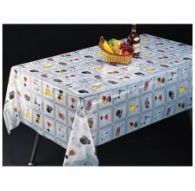 Клеенка Transparent PVC Tablecloth 1,37*30m прозрачная с рисунком TT-2546