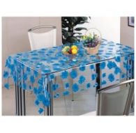 Клеенка Transparent PVC Tablecloth 1,37*30m прозрачная с рисунком TT-2590B
