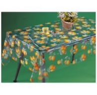 Клеенка Transparent PVC Tablecloth 1,37*30m прозрачная с рисунком TT-2515