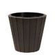 Кашпо Woode d29,9см h28,1см 8л с вкладышем, мокко