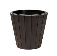 Кашпо Woode d48,8см h45,7см 40л с вкладышем, мокко