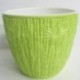 Горшок керамический Бамбук светло-зеленый бутон № 2 d15 см