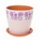 Горшок керамический Лето розовый тополь № 3 d-15,5см